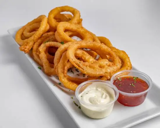 Chicken wings and garlic fingers at Pizza 97 and Donair in Edmonton, AB