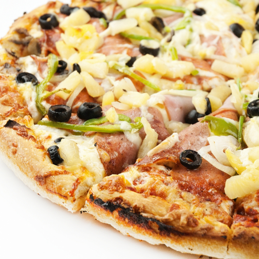 Delicious House Special Pizza at Pizza 97 and Donair in Edmonton, AB